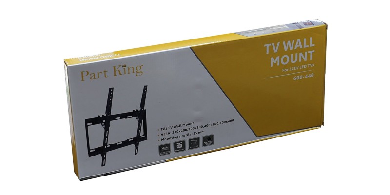 Part King 600-440 Tilt TV Wall Bracket 400x400mm VESA