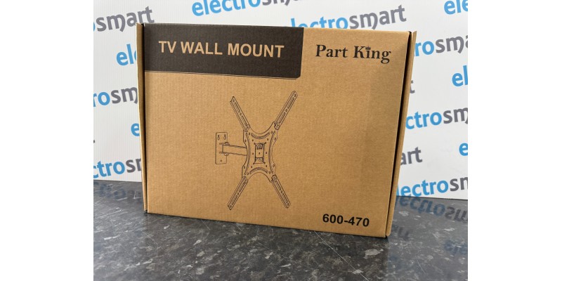 Part King Universal Tilt & Swivel Arm TV Wall Mount Bracket 32" 42" 43" 49" 50" 55" LED LCD Moving Left Right 200x200 300x300 400x200 400x400 VESA