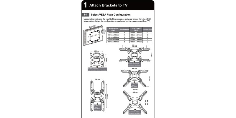 Part King 26" - 65" Extra Long Arm Full Motion TV Wall Mount Bracket Tilt Swivel 42" 50"