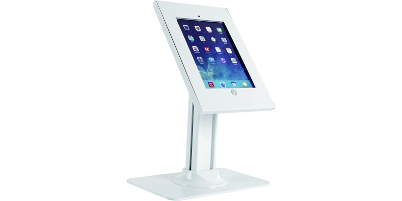 Beetronic White Anti Theft Countertop Desk Mounting Stand for iPad 2 3 4 Air 2